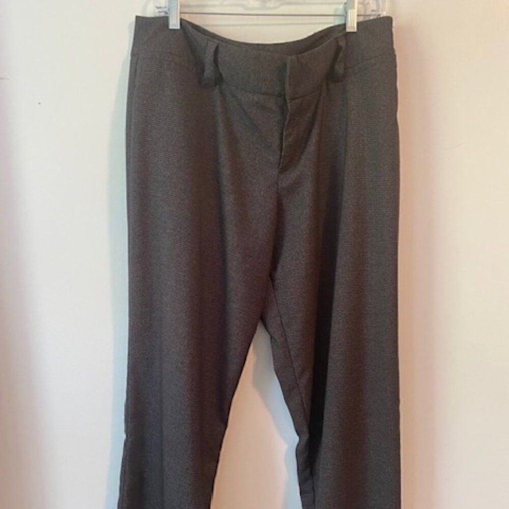 AB Studio Gray/Black Tweed trouser, size 16